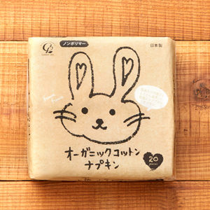 ウサギのナプキン